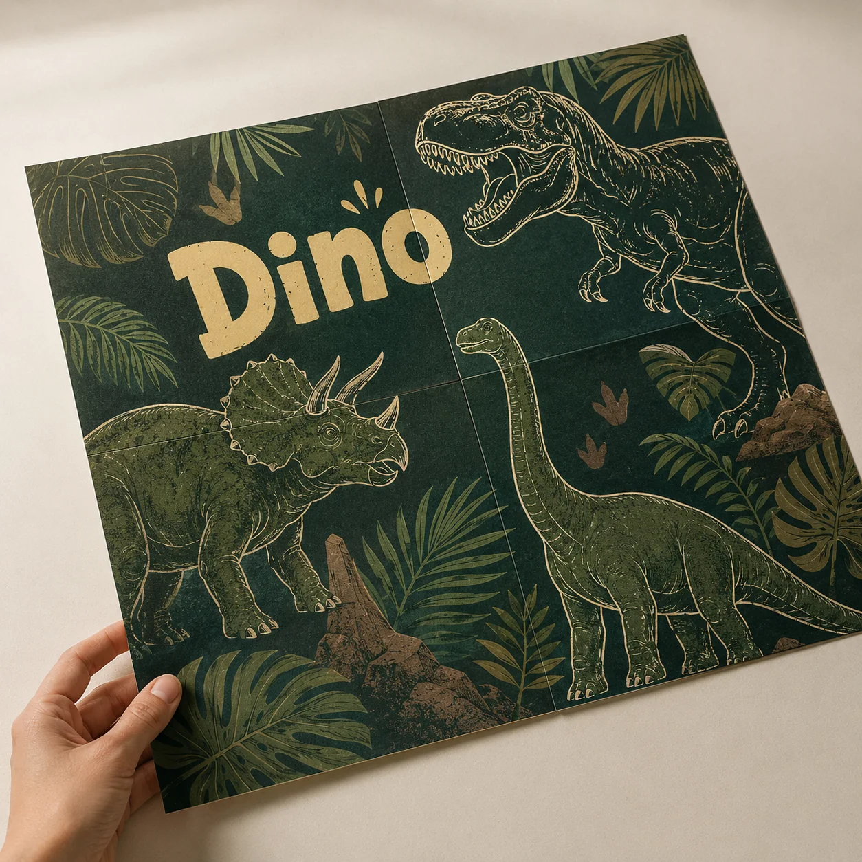 Painel de Fundo tema Dinossauro